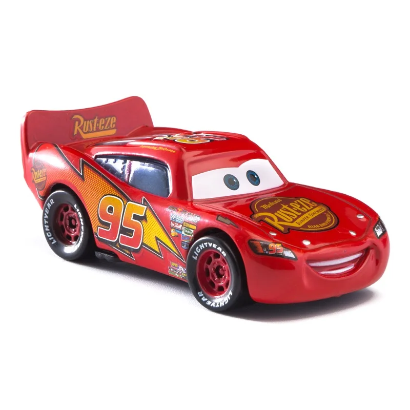 Coche juguete Cars 3 metal a escala con Lightning McQueen y Mack - imagen 3