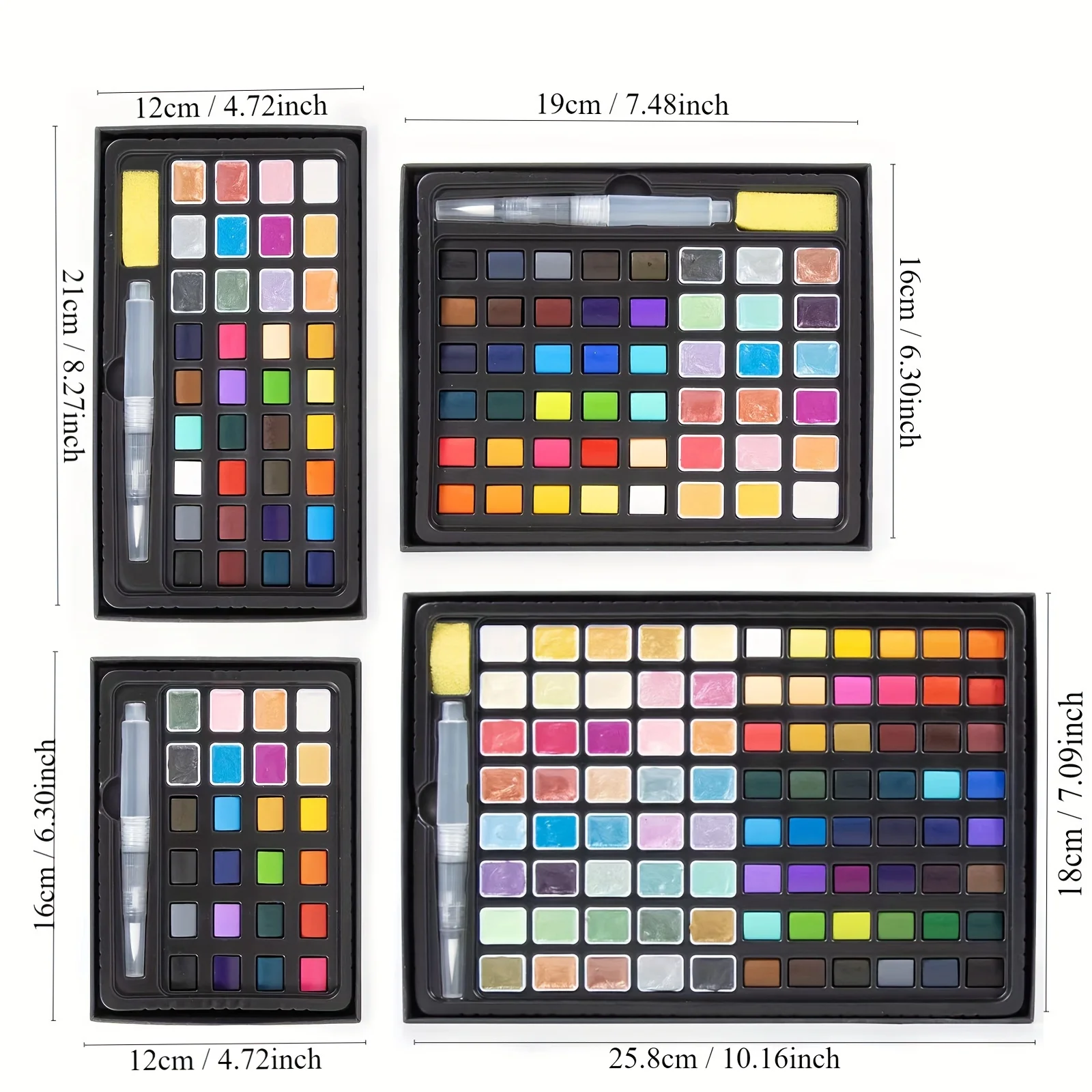 Acuarelas nacaradas para niños – Set de pintura artística - imagen 3