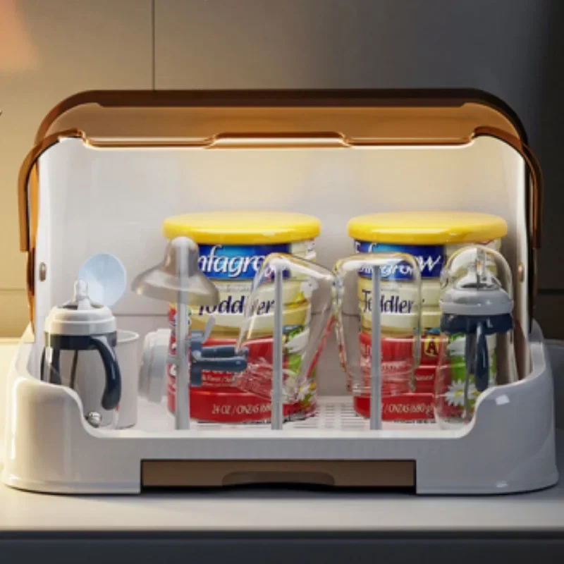 Escurridor de biberones con tapa para secado vasos alimentación bebé - imagen 5
