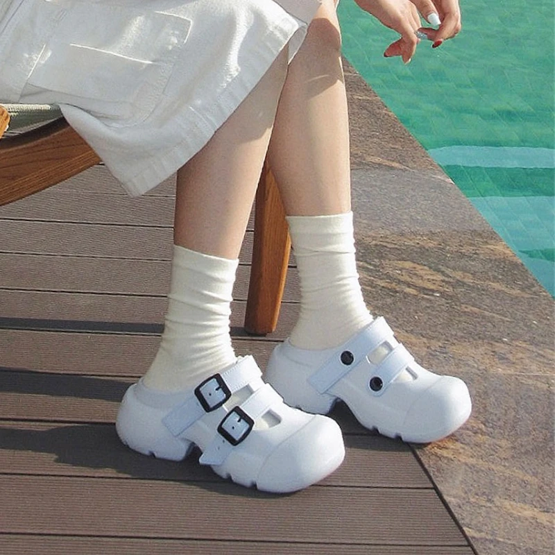 Sandalias infantiles de plataforma con hebilla, suela EVA verano - imagen 3