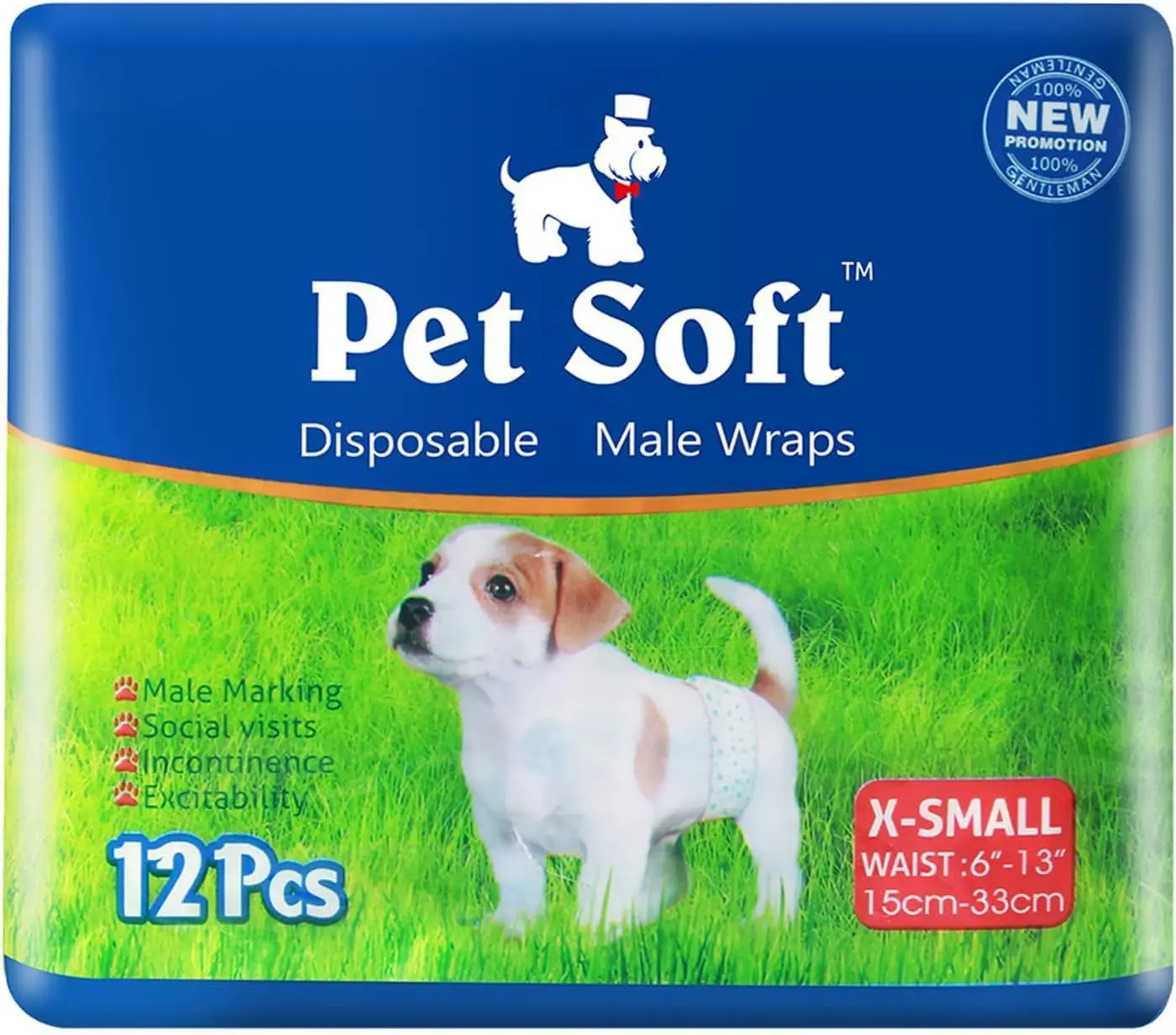 Pañales desechables Somenie para perros con absorción anti fugas - imagen 2