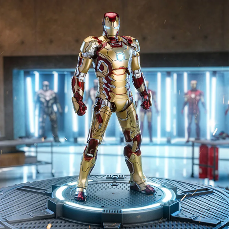 Figura ZD Toys Iron Man Legends MK42 con base iluminada