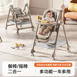 Silla de comedor para bebé plegable reclinable aprendizaje