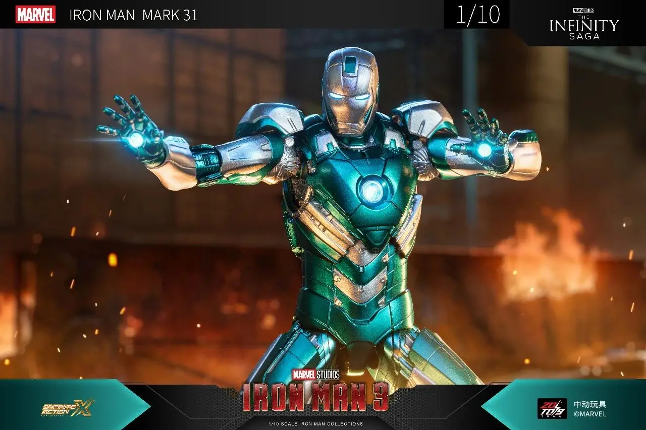 Figura de acción estilo Marvel en detalle