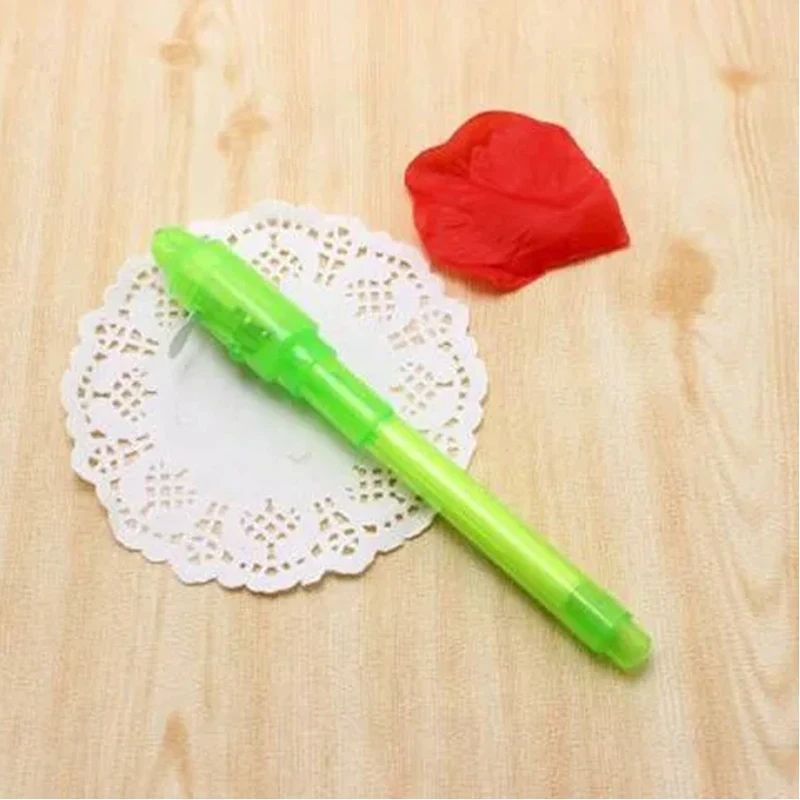Bolígrafo de tinta invisible con luz UV para dibujar mensajes secretos - imagen 5