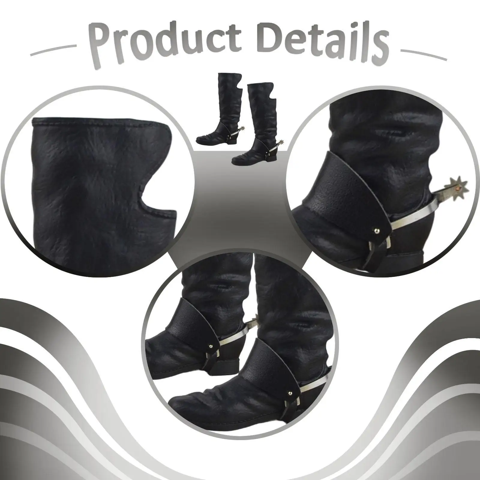 Botas para muñecas de caña alta estilo acción - imagen 4