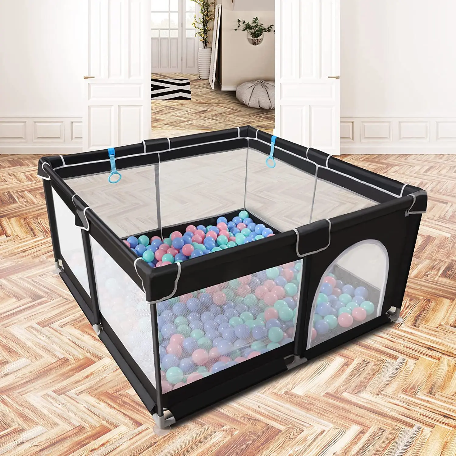 Paneles modulares en interior