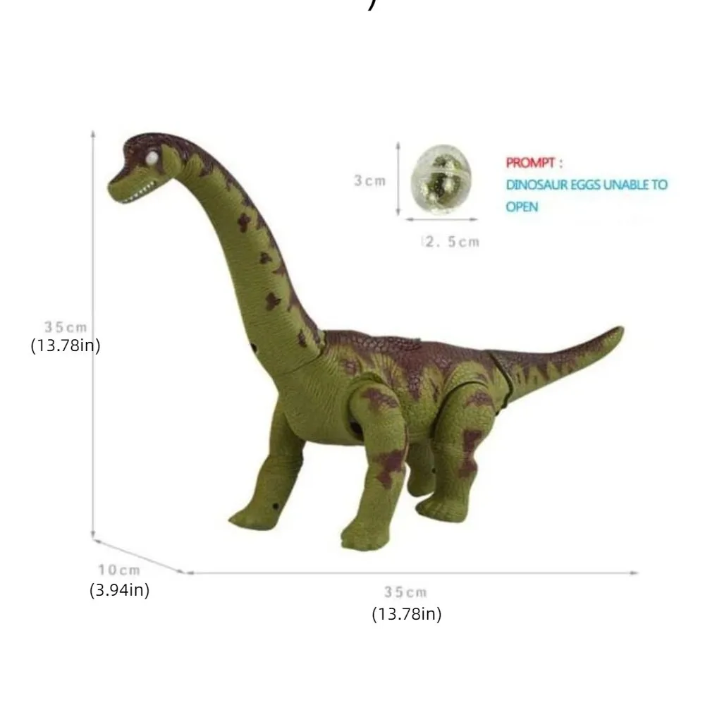 Dinosaurio eléctrico de cuello largo que pone huevos para jugar - imagen 5