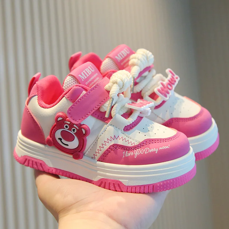 Zapatos deportivos infantiles antideslizantes de suela blanda - imagen 3