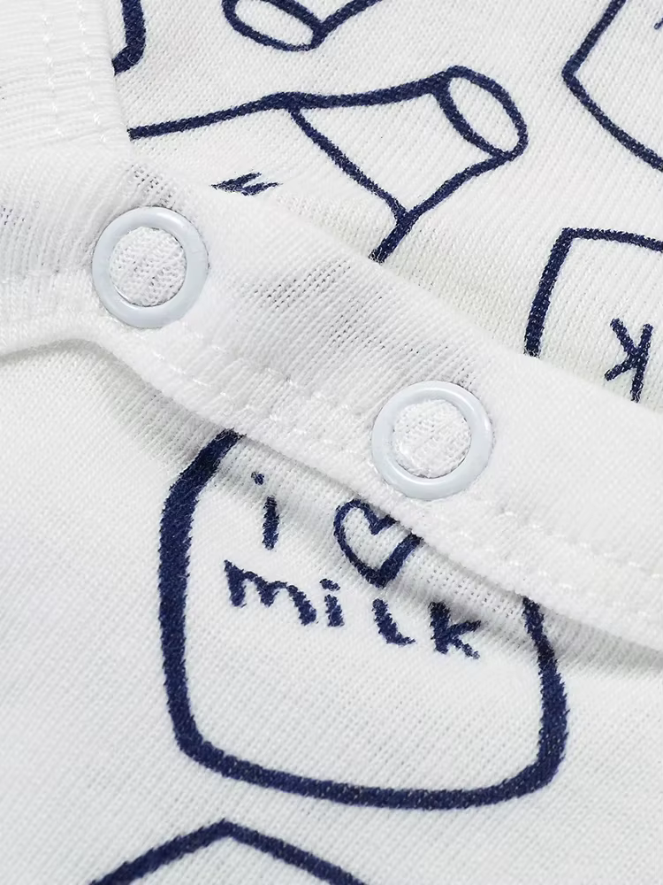 Mono veraniego para bebe con estampado triangular y capa inferior - imagen 4