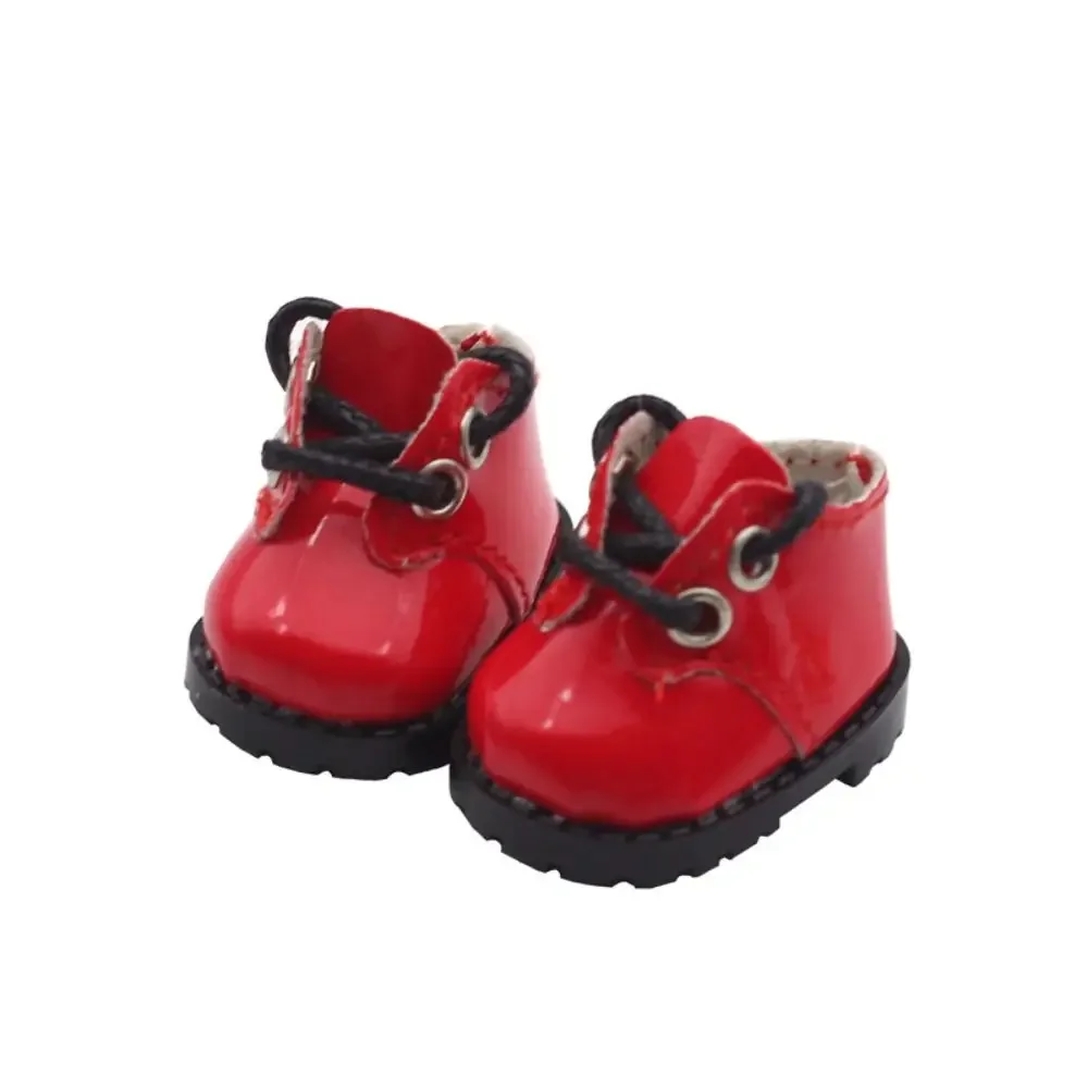 Zapatos de cuero para muñeca de trapo - DIY con correa - imagen 2