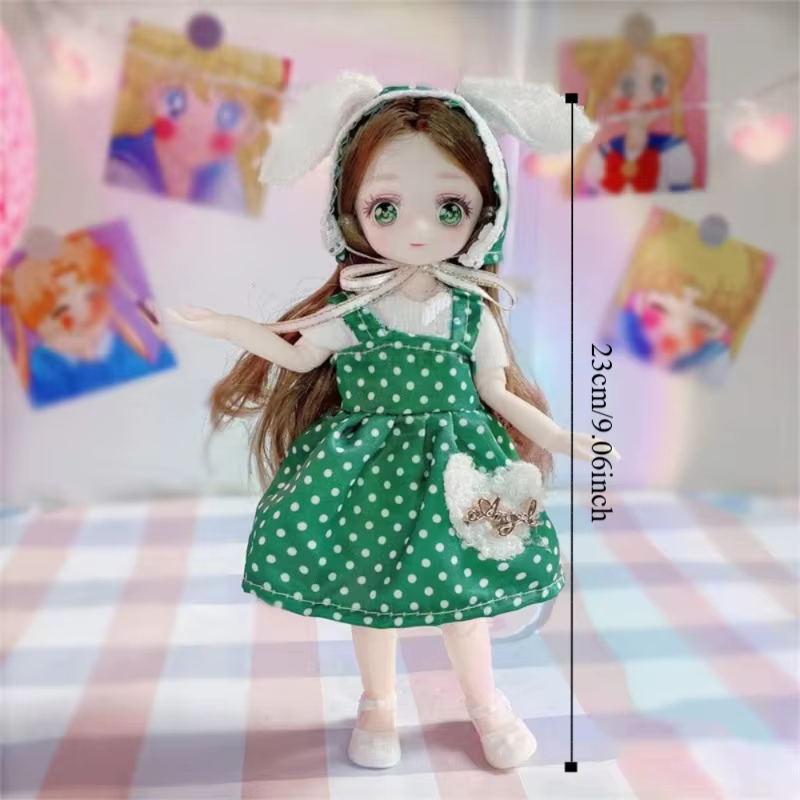 Muñeca articulada con ropa y articulaciones removibles - imagen 5
