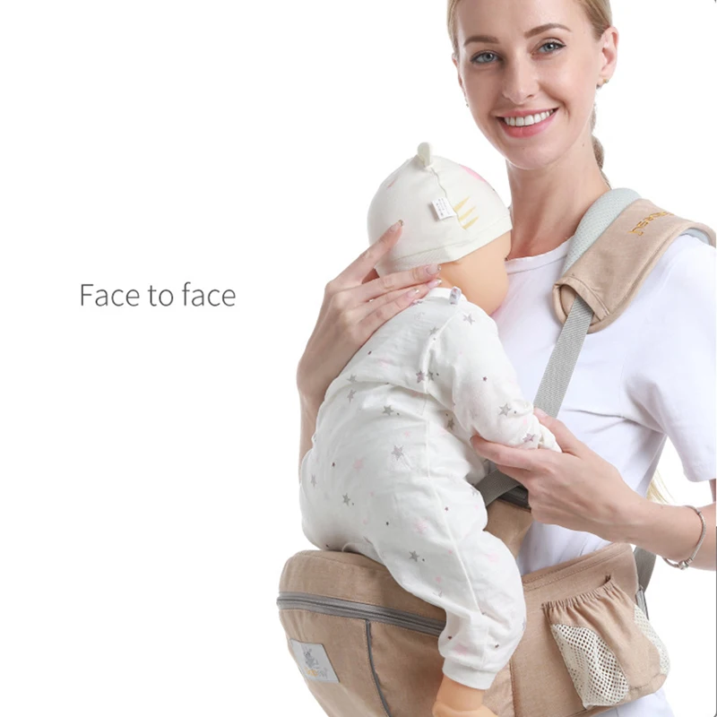 Portabebés ergonómico para bebé - cabestrillo frontal y asiento de cadera - imagen 4