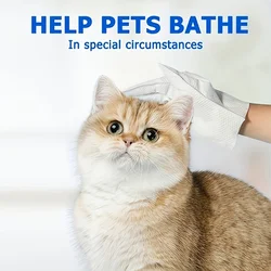 Toallitas desodorantes para perros y gatos con aceite de coco
