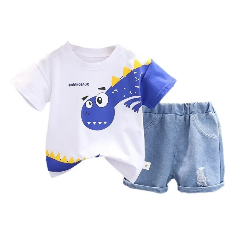 Conjunto bebé verano con camiseta y pantalón corto para niña - imagen 5