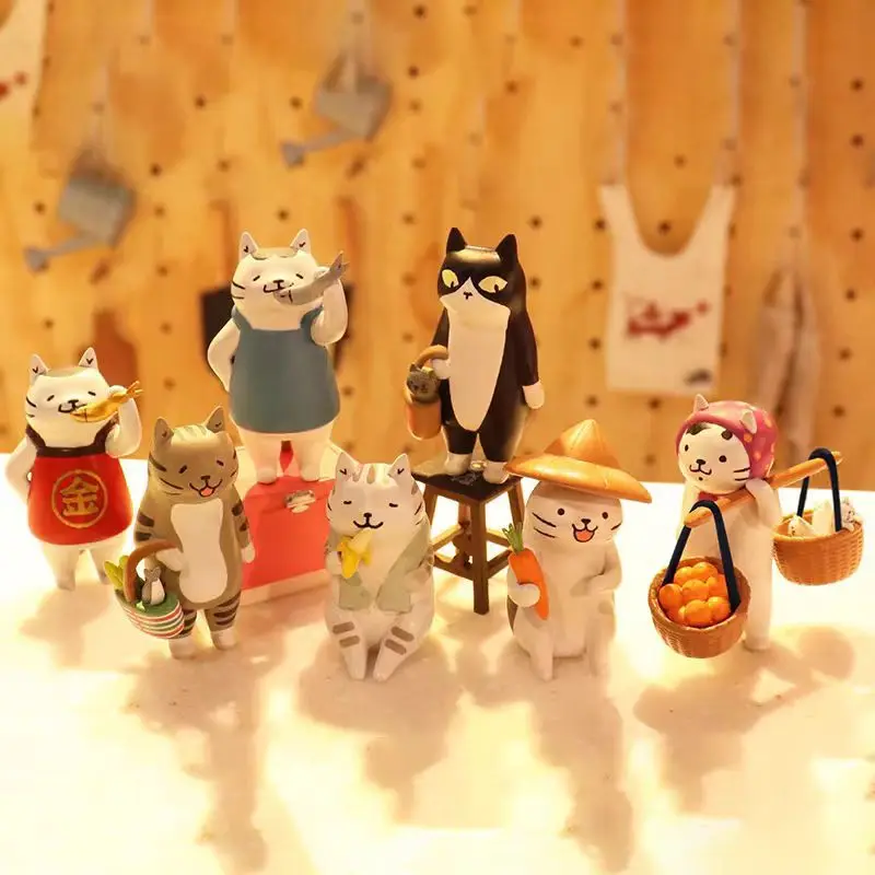 Figuras Ms Cat de caja ciega - colección completa de gatitos