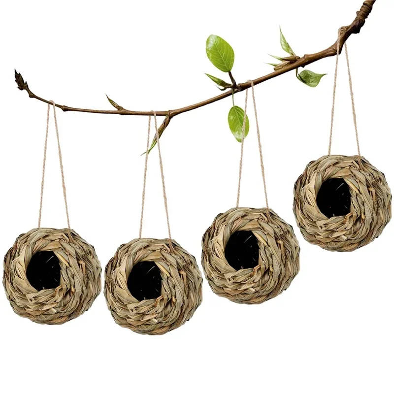 Jaula decorativa para pájaros – Colgante tejida para loros exóticos - imagen 3