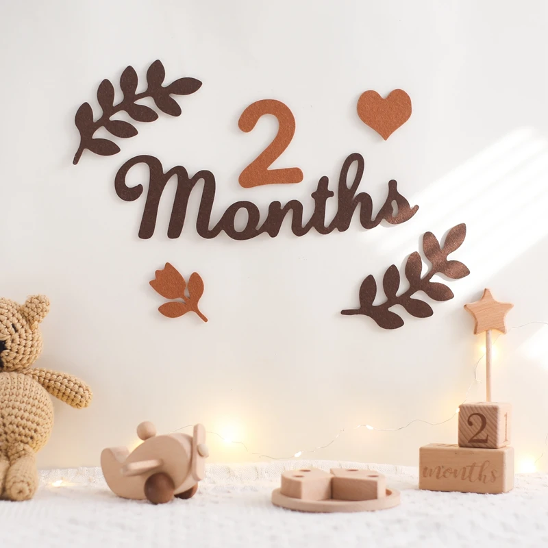 Accesorios fotográficos fieltro recién nacido – Decoración bebé