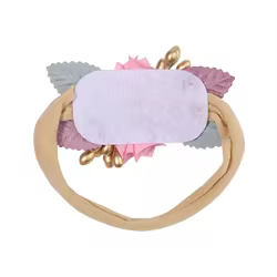 Conjunto diademas florales elásticas nailon para niñas recién nacidas