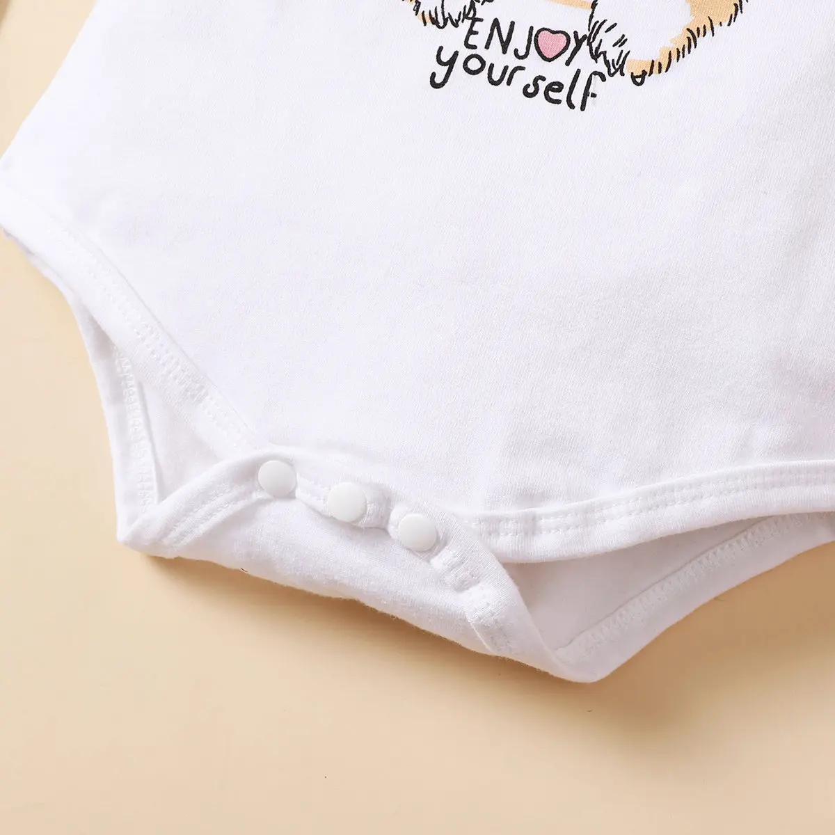 Conjunto mono gatito con diadema para bebé recién nacida verano - imagen 3