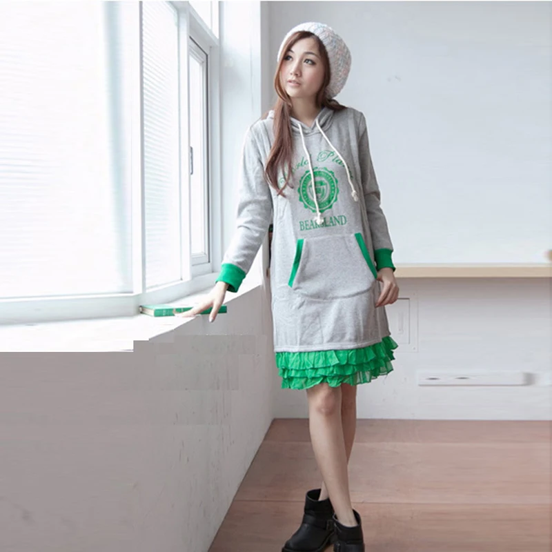Sudadera de lactancia térmica con forro polar para invierno - imagen 5