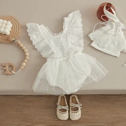 VISgogo pelele floral para bebé recién nacido – Tutú suave 0-24M