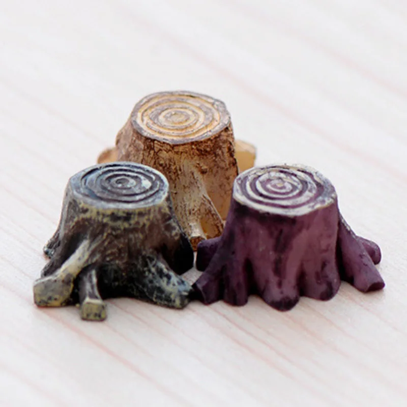 Figurita árbol resina con musgo – decoración infantil mágica - imagen 5