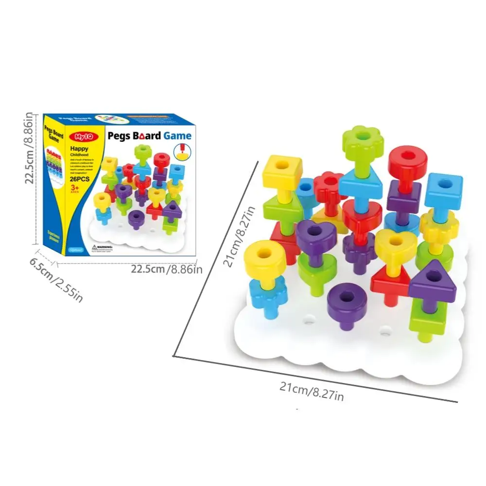 Juego Montessori de clavijas y engranajes educativos infantiles - imagen 5