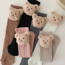 Calcetines algodón ositos para niños pequeños – Primavera/Otoño