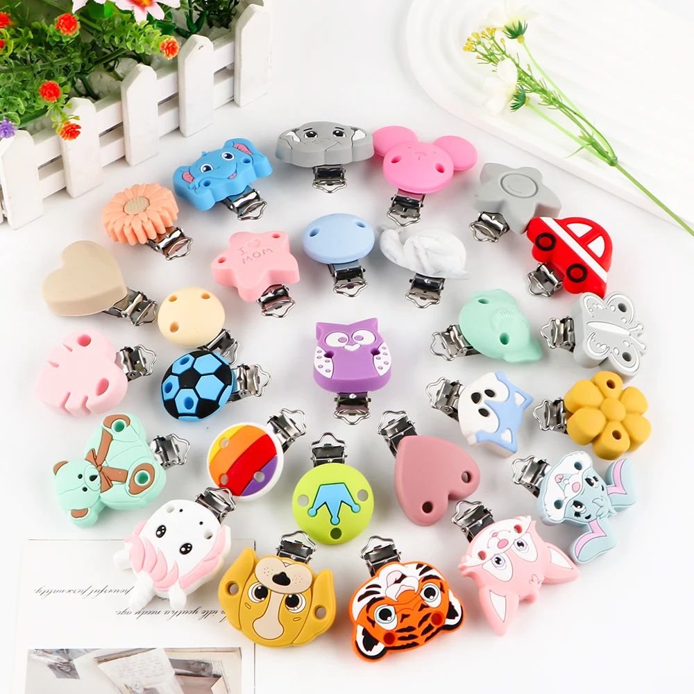 Pinzas de ropa de silicona infantiles para manualidades y prendas - imagen 3