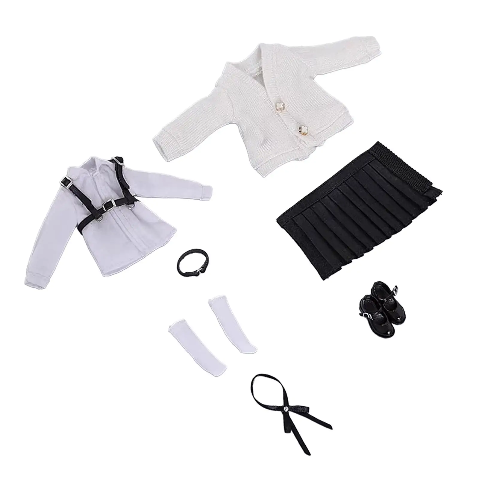 Uniforme escolar para muñeca niña – conjunto de moda - imagen 5
