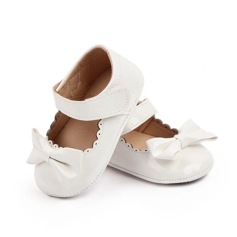 Zapatitos bebe niña lazo princesa suela suave primeros pasos - imagen 5