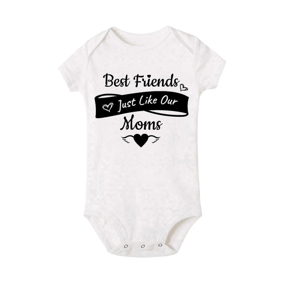 Besties Like Our Moms body de bebé para niña, pelele suave - imagen 4