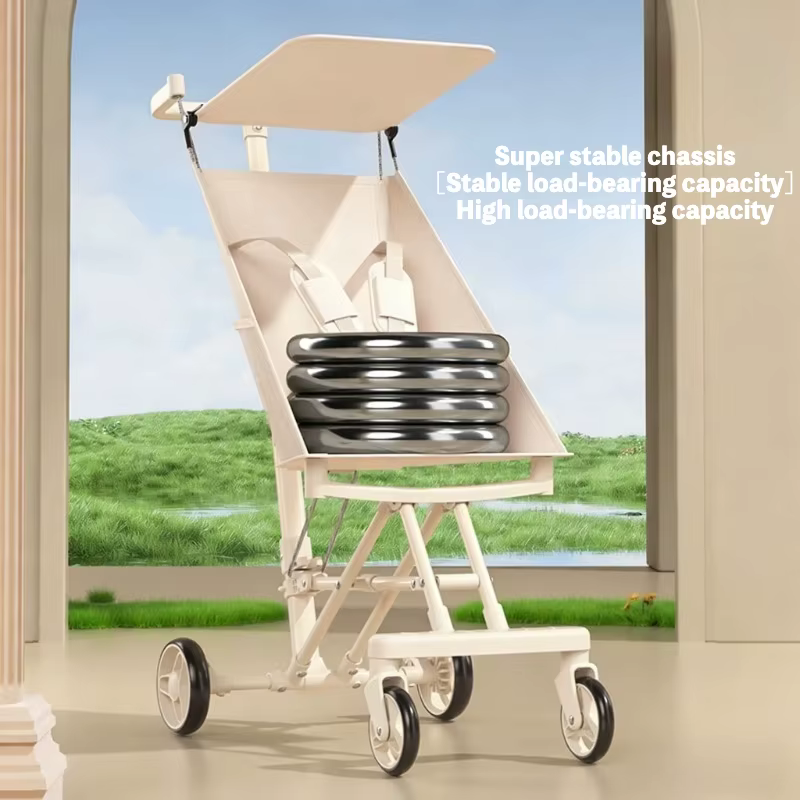 IMBABY Cochecito de paseo ligero plegable con parasol - imagen 4