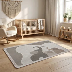 Alfombra de baño antideslizante de goma suave, lavable y rápida