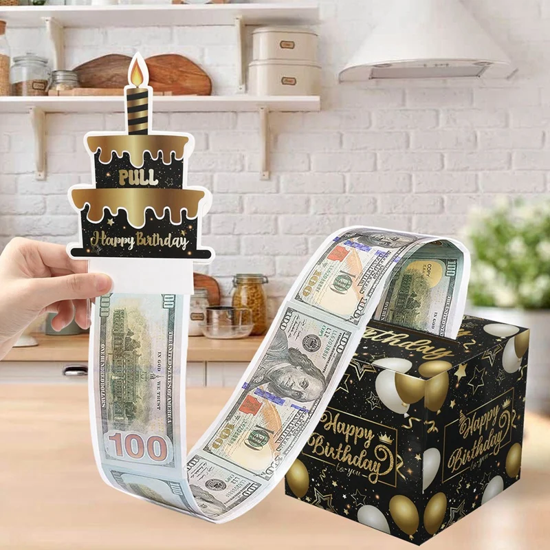 Tarjeta desplegable con forma de pastel incluida
