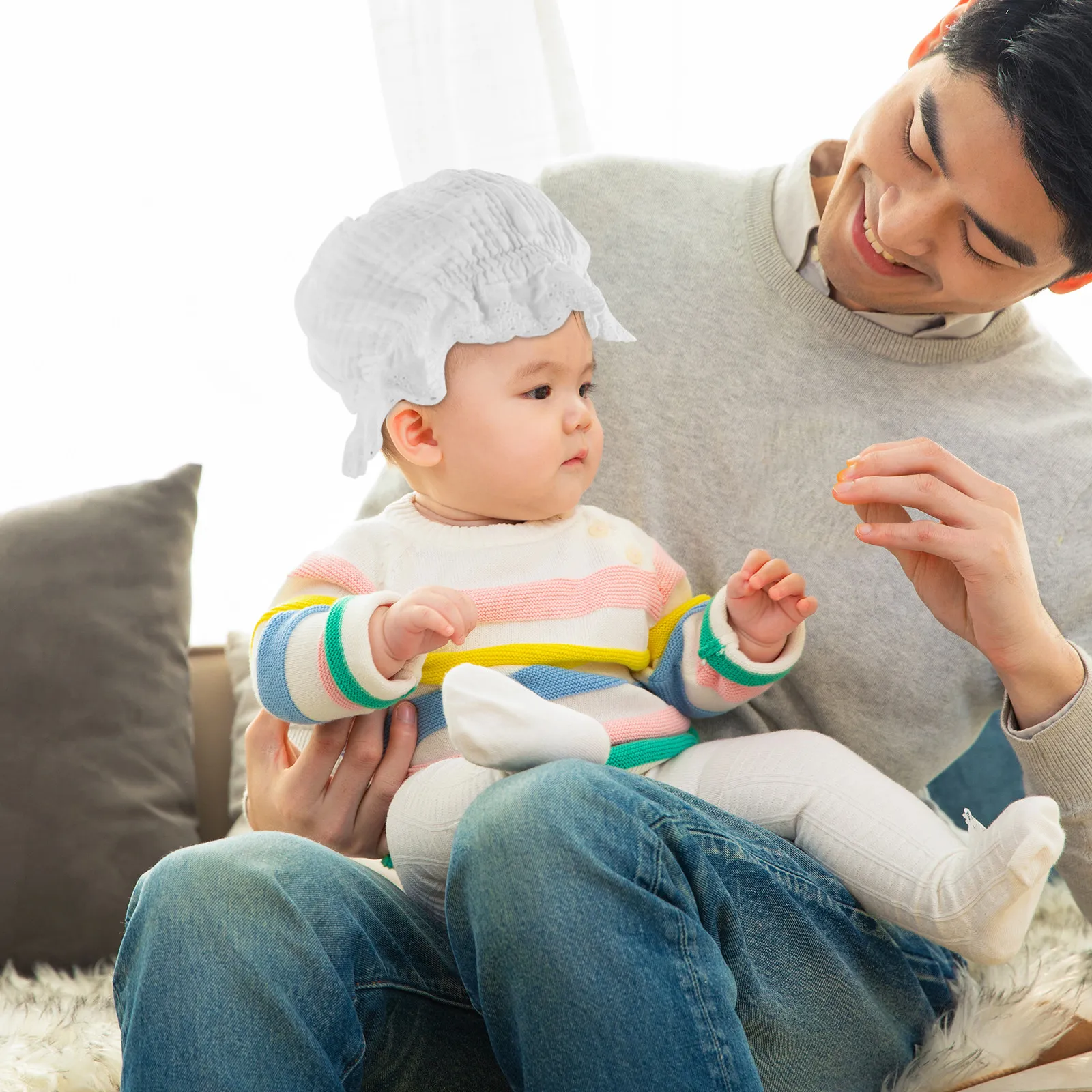 Gorro de verano con protección solar ajustable para niños - imagen 2