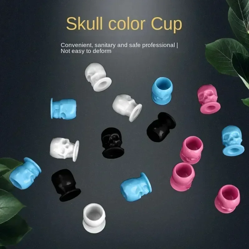 Vasos contenedores desechables para tatuaje – Tazas de tinta pigmento permanente - imagen 2