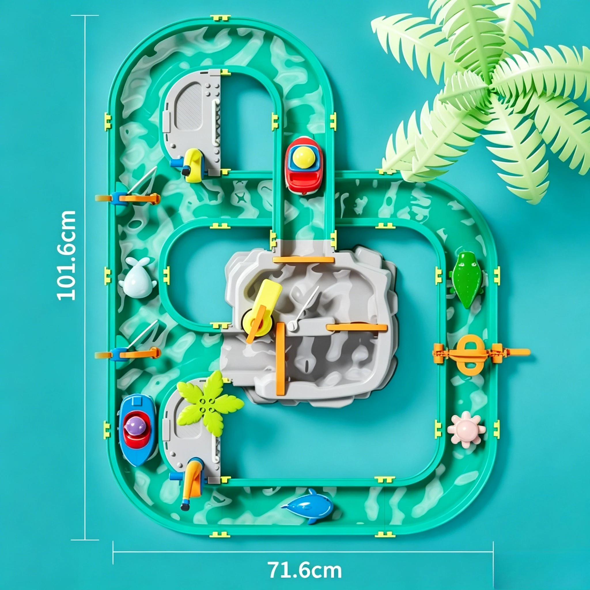 Mesa de agua dos niveles con bomba para juego infantil - imagen 5