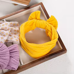 Diademas elásticas vintage para bebé niña con flores y lazos