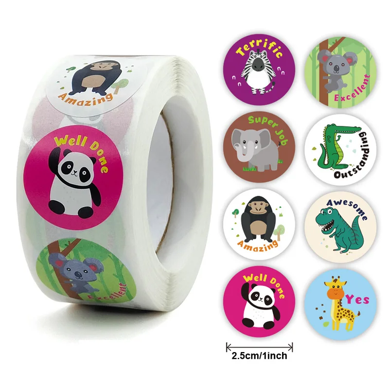 Pegatinas de animales lindos para niños – Recompensa y motivación - imagen 5