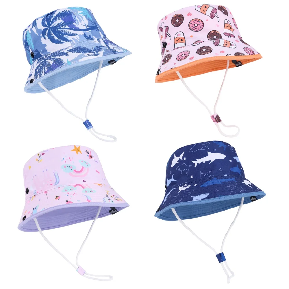 Sombrero de pescador plegable infantil con protección solar playa - imagen 3
