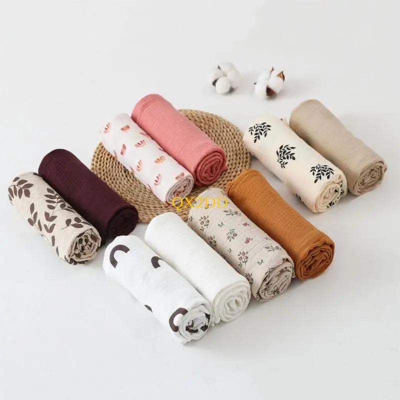 Manta bebé QX2D de animales suave para cuna, unisex - imagen 4