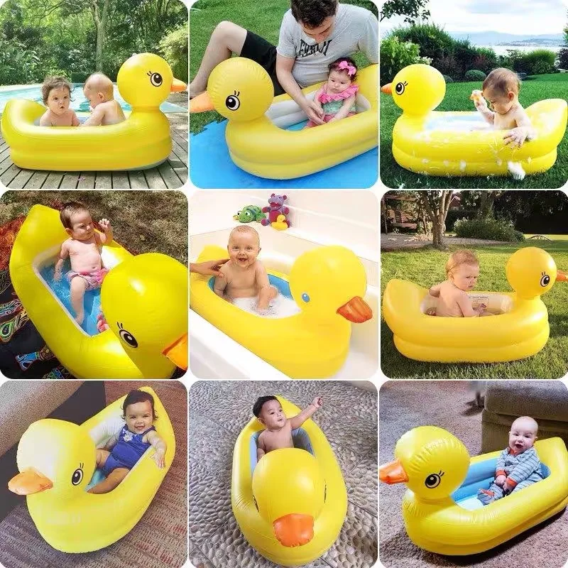 Bañera de pato inflable para juego de agua