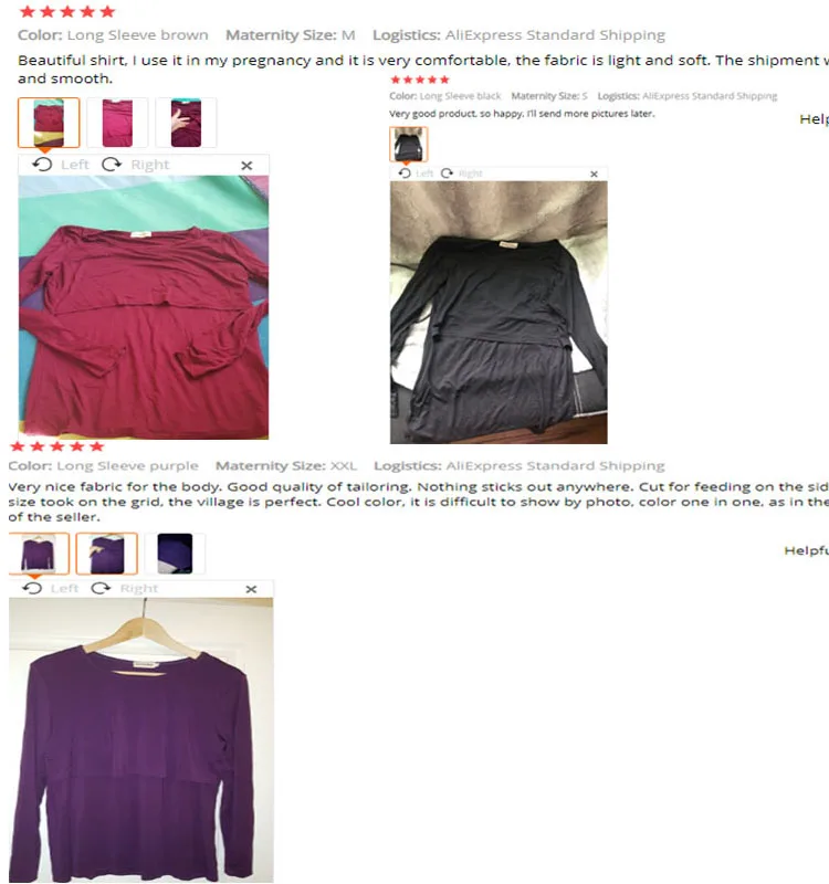 Mujer embarazada con top de lactancia Emotion Moms en color gris