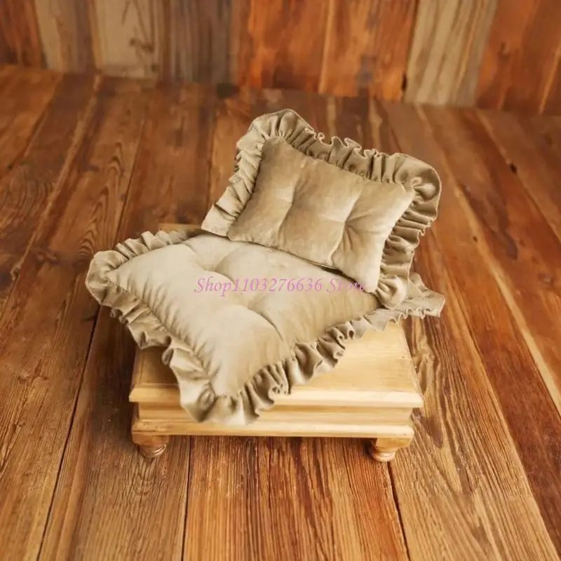 Uso del colchón como soporte para sesión de fotos de recién nacido