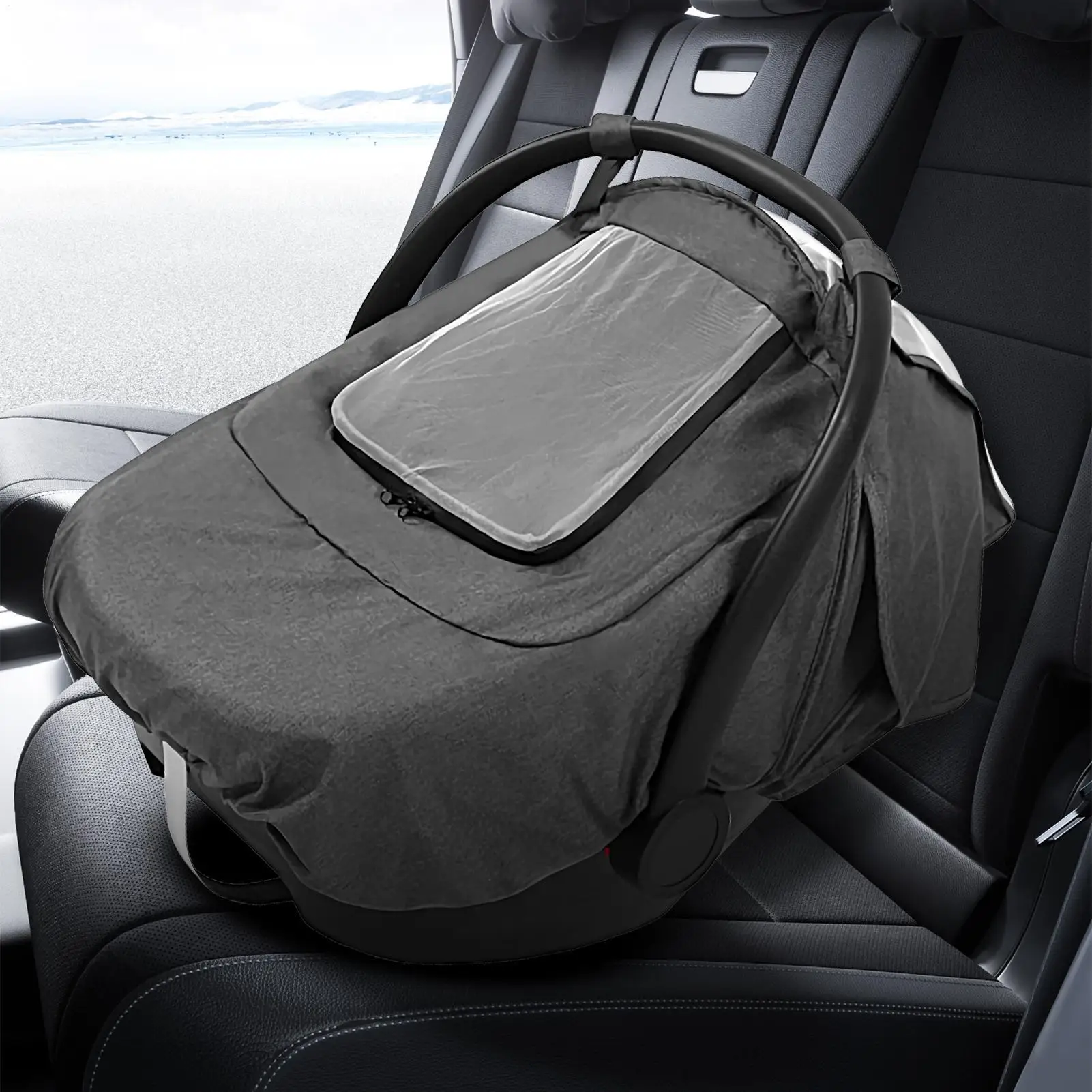 Funda portabebés de invierno para cochecito: cálida y resistente - imagen 2