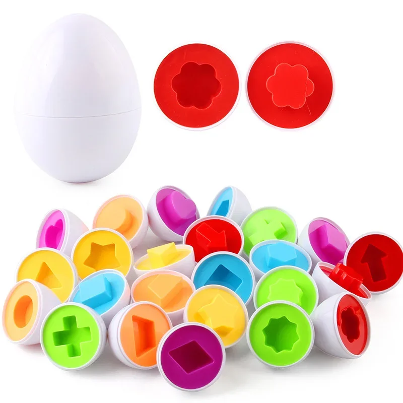 Rompecabezas 3D Montessori de tornillos y huevos para aprender formas - imagen 3