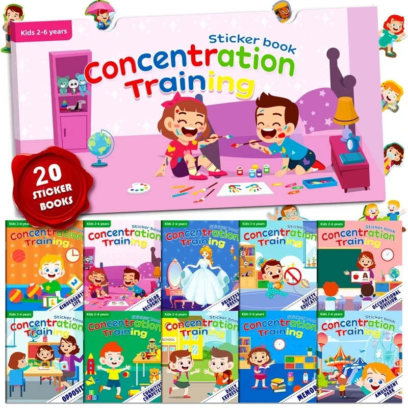 Juguetes Montessori y adhesivos educativos para niños de 3-6 años - imagen 5