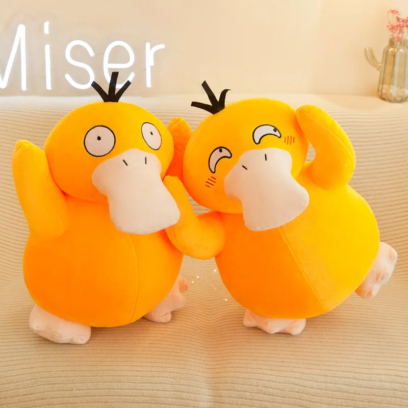 Peluche Psyduck Pokémon con expresiones divertidas estilo anime